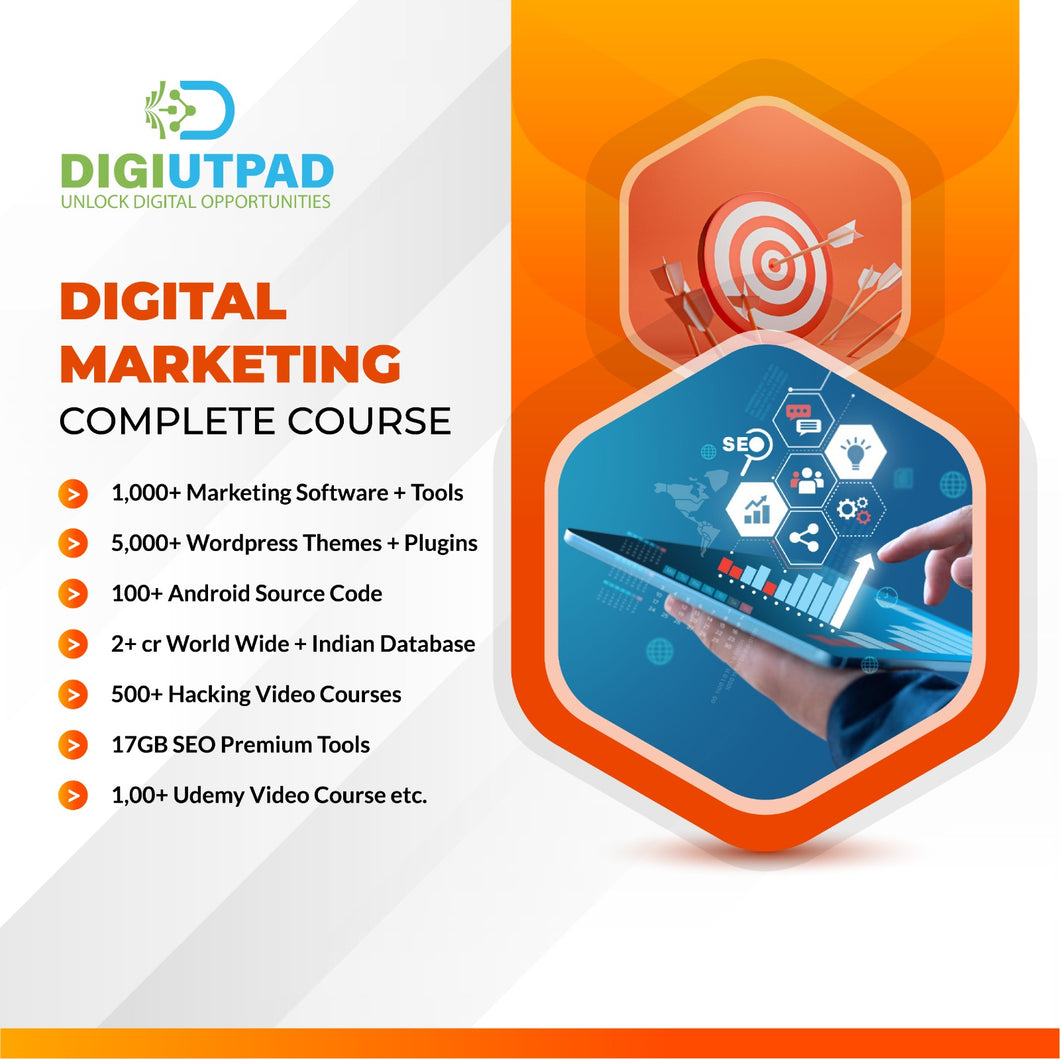 DIGIUTPAD™ Digital Marketing Complete Course Pack