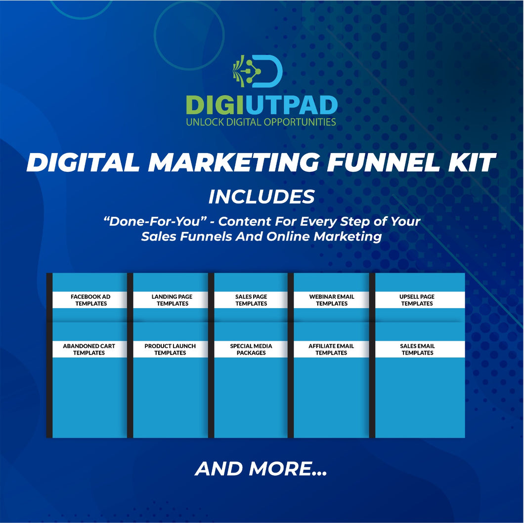 DIGIUTPAD™ Digital Marketing Sales Funnel Kit